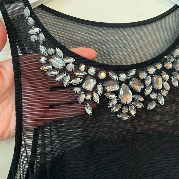 Express back dress. Stone embellishments. Size 2. - Picture 2 of 7